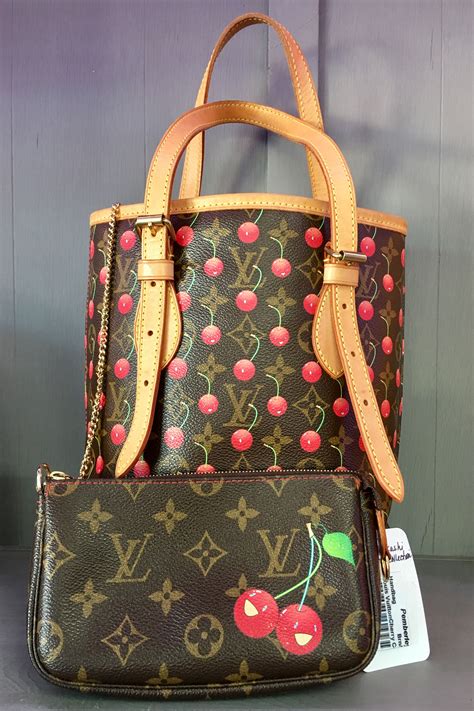 lv cherry bucket bag|cherry blossom Lv bag.